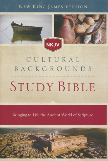 Picture of NKJV Cultural Backgrounds Study Bible Hardcover Red Letter