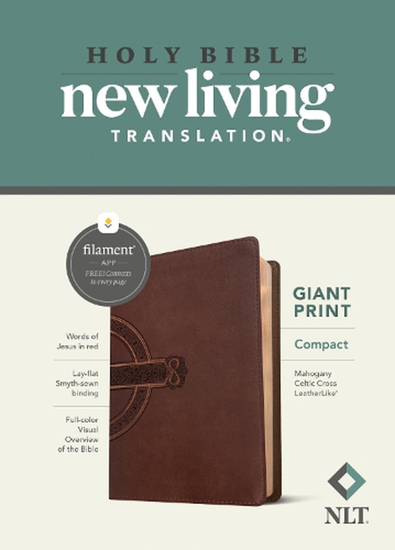Picture of NLT Compact Giant Print Bible, Filament Enabled Brown
