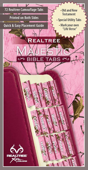Picture of Realtree Pink Camo Bible Tabs
