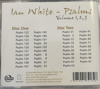 Picture of Ian White: Psalms 1,2 and 3   CD by Ian White