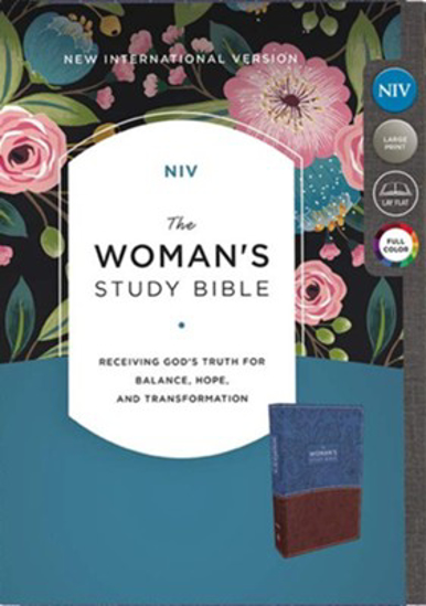 Picture of NIV The Woman's Study Bible, Imitation Leather, Blue and Brown, Full-Color