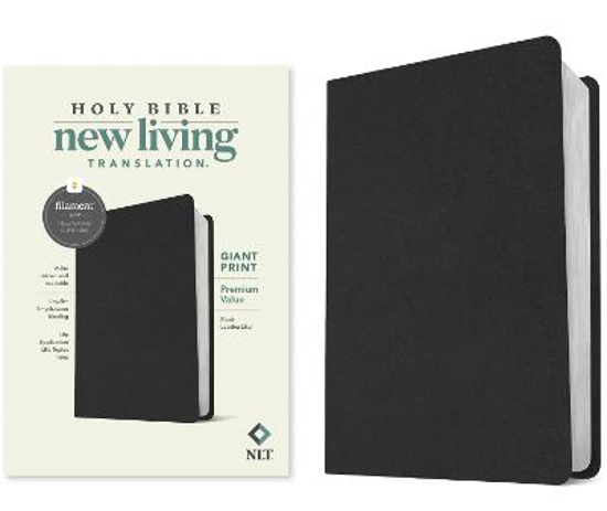 Picture of NLT Bible Giant Print Premium Value Filament Black
