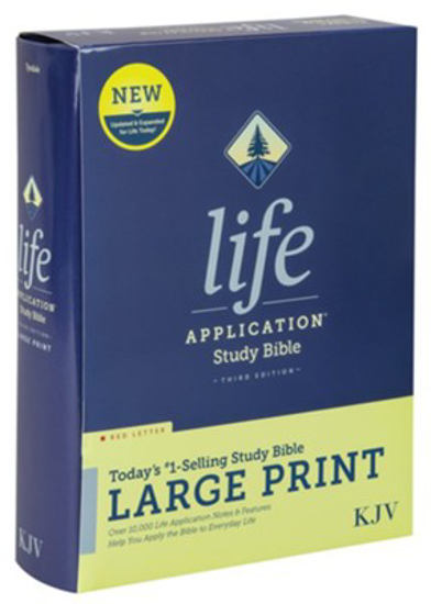 Picture of KJV Life Application Study Bible 3rd Ed Large Print Hardcover